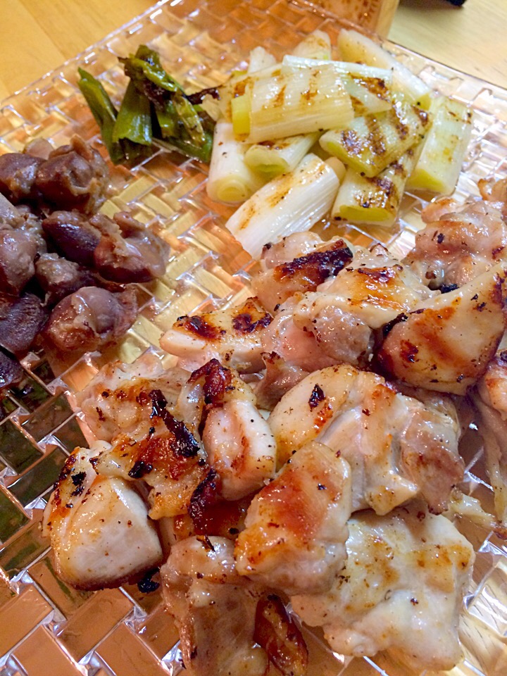もぅ、手抜き焼き鳥😁